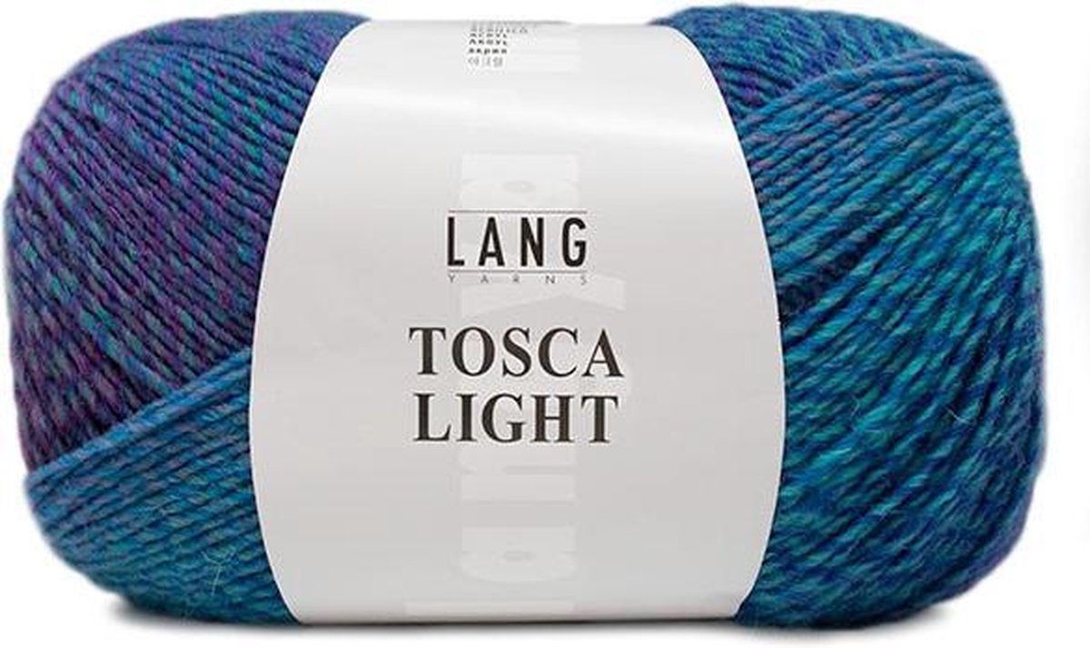 Lang Yarns Tosca Light 051 Blauw | bol.com