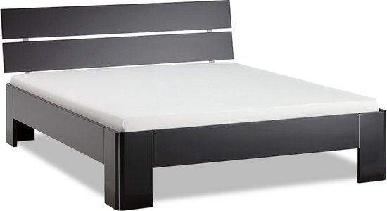 Beter Bed Fresh 400 Bedframe met Hoofdbord - 120x220 cm - Zwart | bol.com
