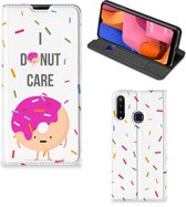 Bookcase met Quotes Geschikt voor Samsung Galaxy A20s Smartphone Hoesje Cadeautjes voor Meisjes Donut