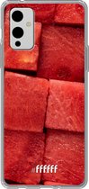6F hoesje - geschikt voor OnePlus 9 -  Transparant TPU Case - Sweet Melon #ffffff