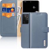 Dux Ducis Hivo Series Samsung Galaxy S21 Ultra Hoesje Book Case Blauw