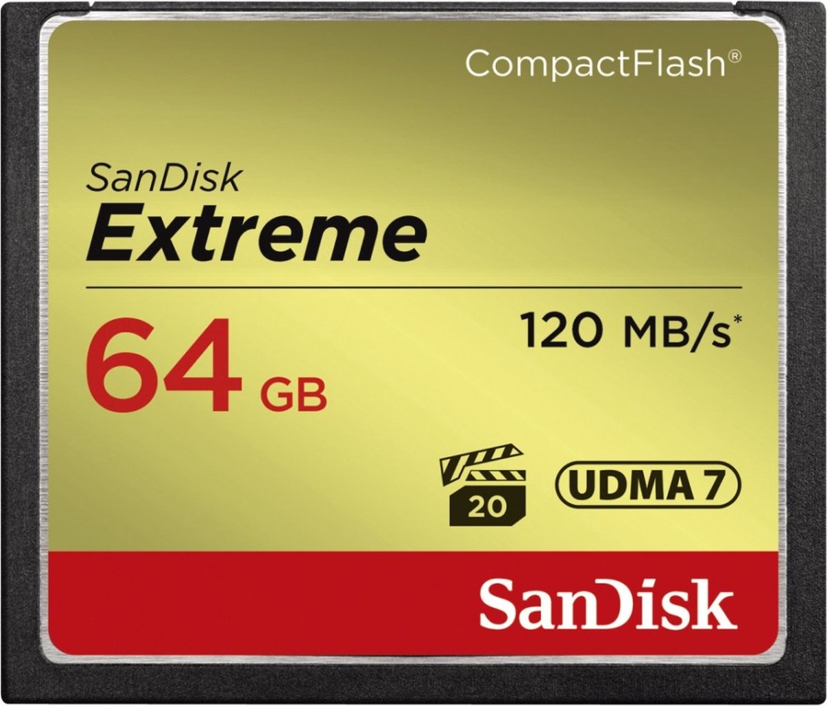 Sandisk CF Extreme 64GB 120Mb/s Sandisk CF Extreme 64GB 120Mb/s