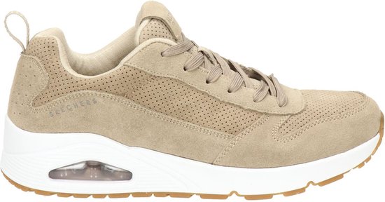 Skechers Uno Heren Sneakers - Bruin - Maat 43 | bol.com