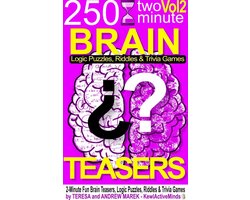 Omslag van Mind Melds 2 - Volume 2 - 250 2-Minute Brain Teasers, Logic Puzzles, Riddles & Trivia Games