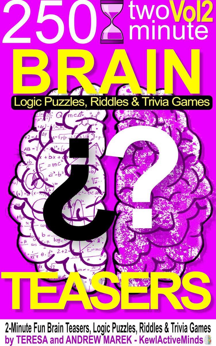 Omslag van Mind Melds 2 - Volume 2 - 250 2-Minute Brain Teasers, Logic Puzzles, Riddles & Trivia Games