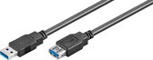 Goobay USB 3.0 SuperSpeed verlengkabel, zwart