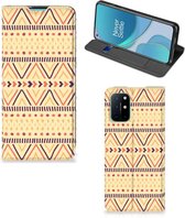 GSM Hoesje OnePlus 8T Wallet Bookcase Aztec Yellow