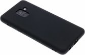 Color Backcover voor Samsung Galaxy A8 (2018) - Zwart