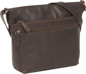 Justified Bags® Yara Two Front Zips Brown