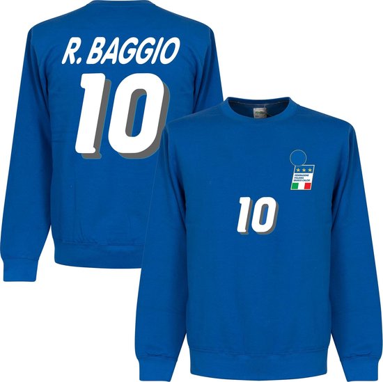 R. Baggio 10 Italië 1994 Sweater - Blauw - L