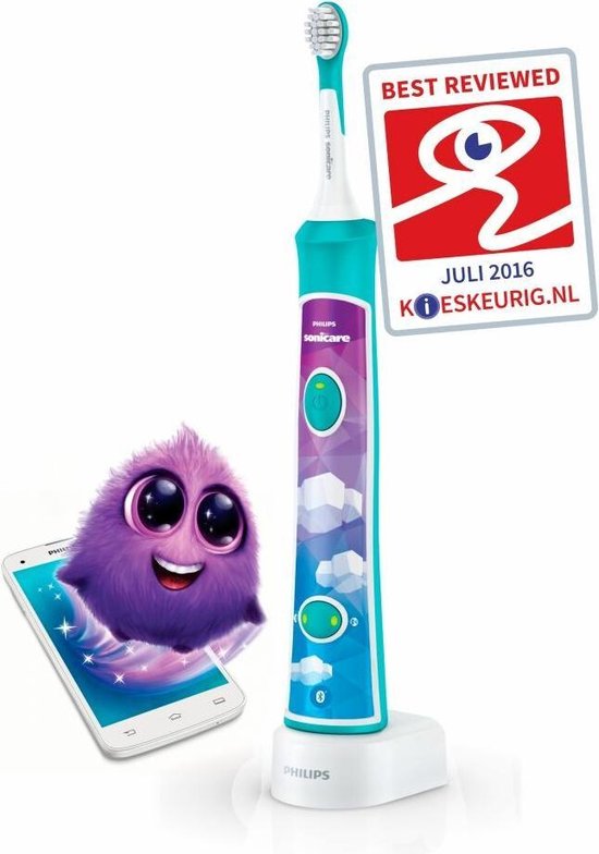 Sjah Vergelden De controle krijgen Philips Sonicare for kids HX6321/03 - Elektrische Tandenborstel - Blauw |  bol.com