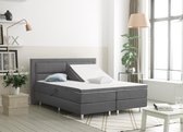 Complete Boxspring 180x200 cm - Beige - Pocketvering matrassen - Dreamhouse Alaska - Twee persoons bed