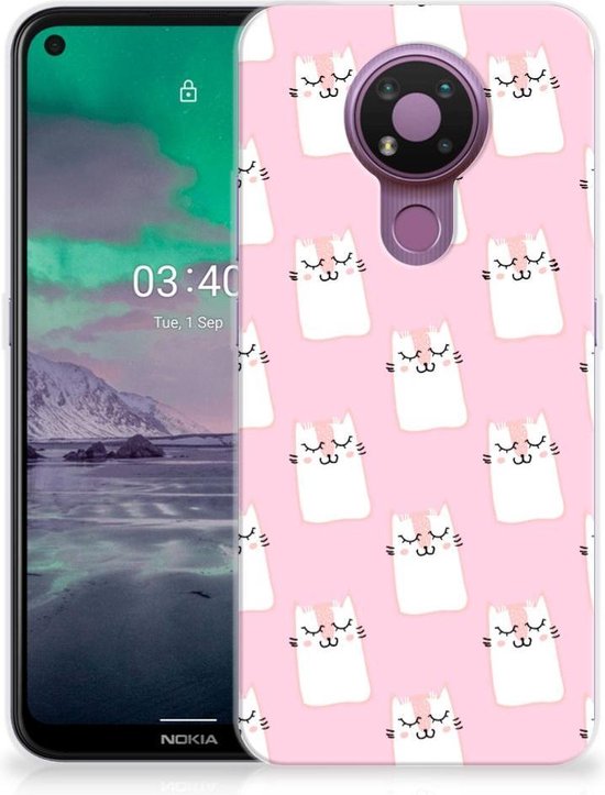 Case Cover pour Nokia 3.4 Coque Les Chats De Couchage