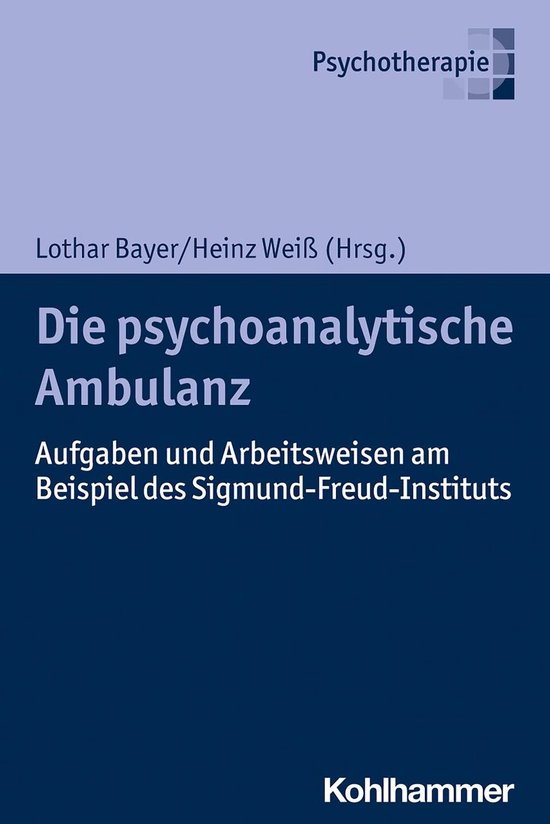 Die psychoanalytische Ambulanz - cover