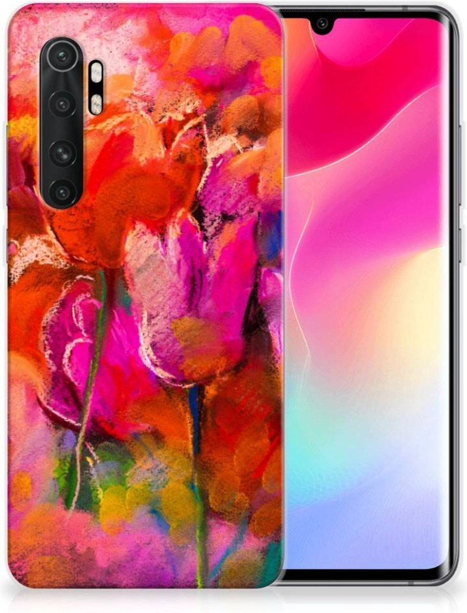Hoesje maken Xiaomi Mi Note 10 Lite Tulips