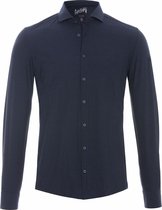 Pure - H.Tico The Functional Shirt Navy - 40 - Heren - Slim-fit