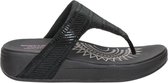 Skechers Relaxed Fit Jupiter dames slipper - Zwart - Maat 40