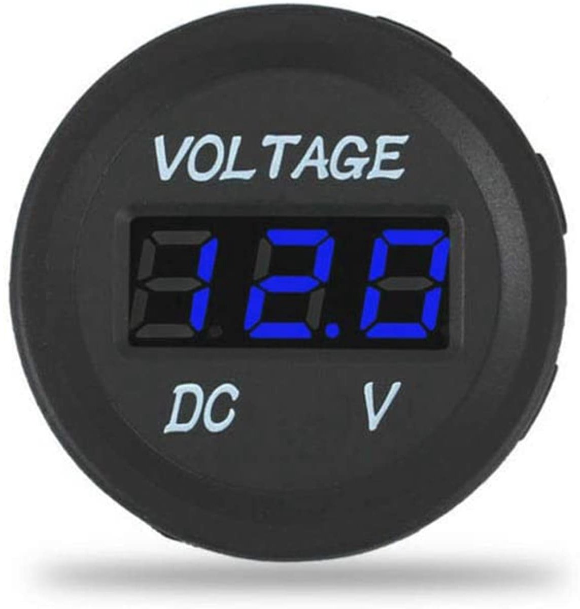 Digitale 12 V DC Spanningstester met LED-Display - Waterdicht Voltmeter voor Auto en Motorfiets