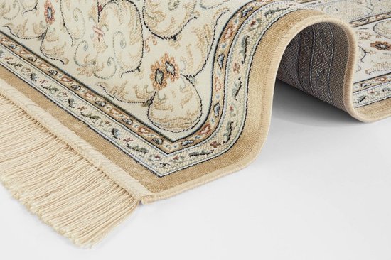 Hanse Home Zand Vintage Tapijt, Oosters Laagpolig Woonkamertapijt Zacht Oosters Tapijt Loper Voor Slaapkamer Eetkamer Woonkamer Hal Keuken Cremebruin 160 X 235 Cm