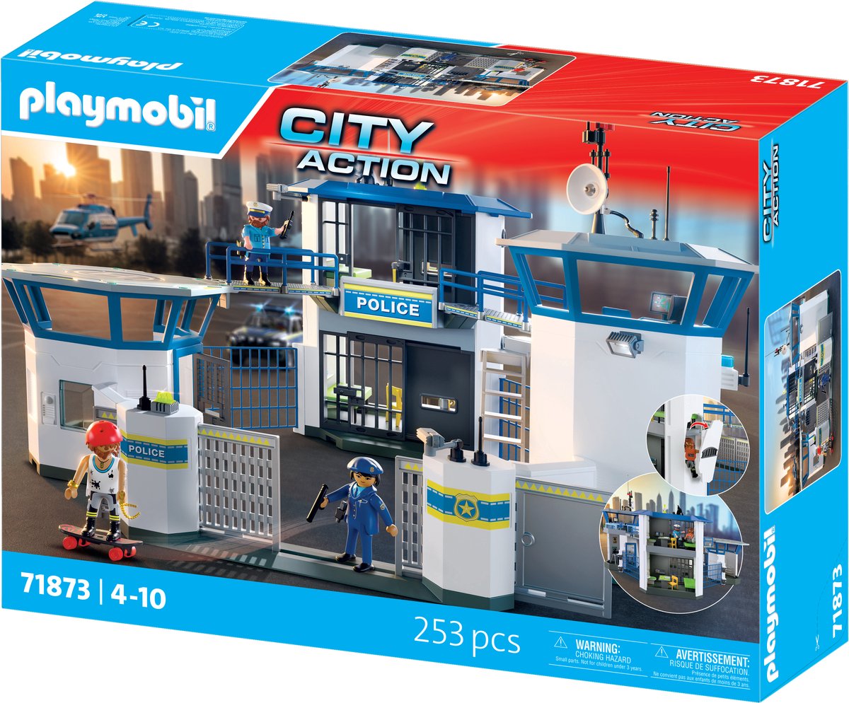 PLAYMOBIL Action Heroes - Politiecommandocentrum - Politiestuk speelgoed - Met speelfiguren & accessoires - 71873 — afbeelding 5