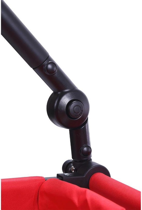 Opvouwbare Bolderkar met UV-Bescherming - Perfect voor Gezinsuitjes en Tuinactiviteiten van Merkloos — afbeelding 5