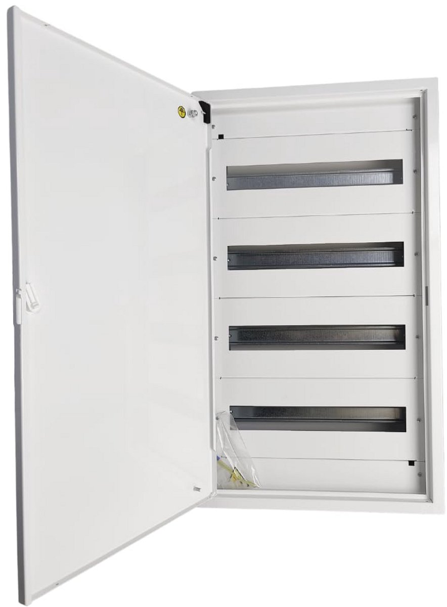 Opbouwverdeelkast met metalen behuizing voor 72 modules - IP30 - IK07 - Geschikt voor huisinstallatie