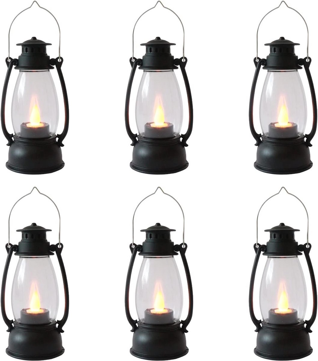 Mini LED Lantaarns Set van 6 - Decoratieve Hangende Lantaarns voor Binnen en Buiten - Ideaal voor Feesten, Bruiloften en Geschenken