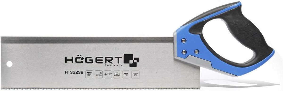 Verstekzaag 350mm - Universele Houtzaag met Antislip Handgreep