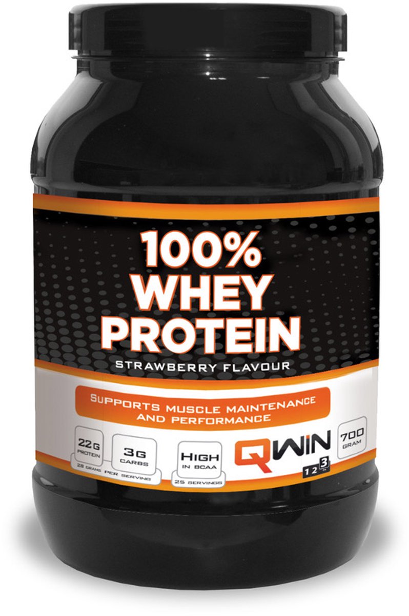 QWIN 100% Whey Protein Strawberry 700g
