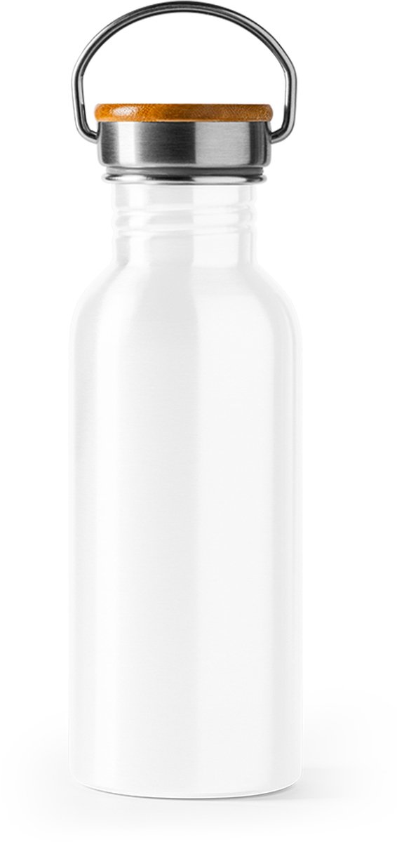 2 stuks RVS flessen. 620 ml kleur Wit Boina 4039 Geschikt voor sublimatie