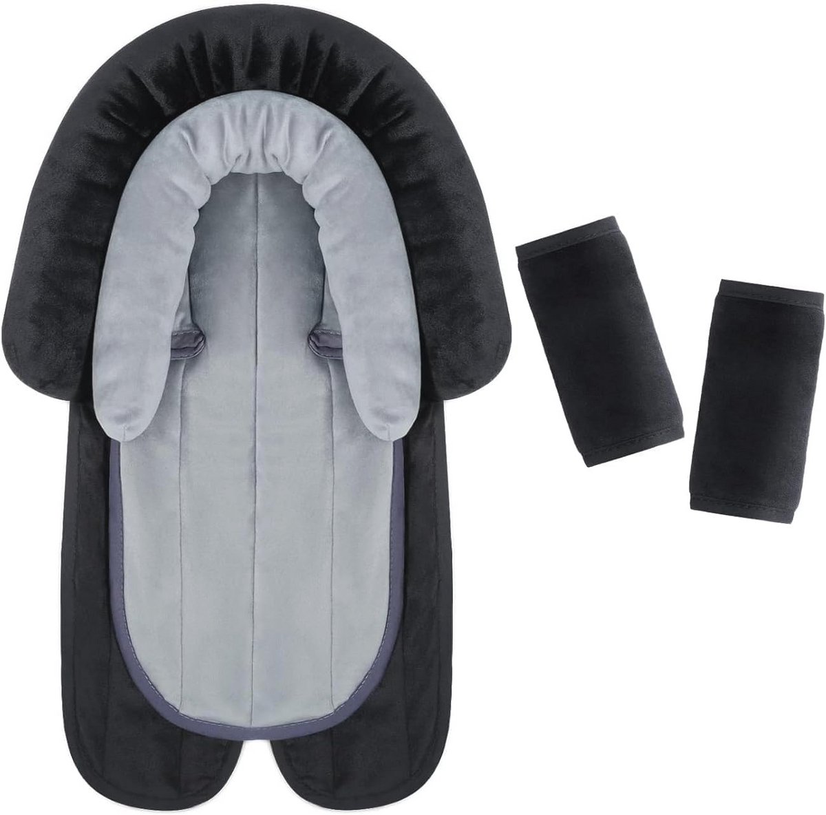 Universele 2-in-1 Babyzitverkleiner met Zittingkussen voor Autostoelen en Kinderwagens – Ideaal voor Elk Seizoen, 51 x 30 cm