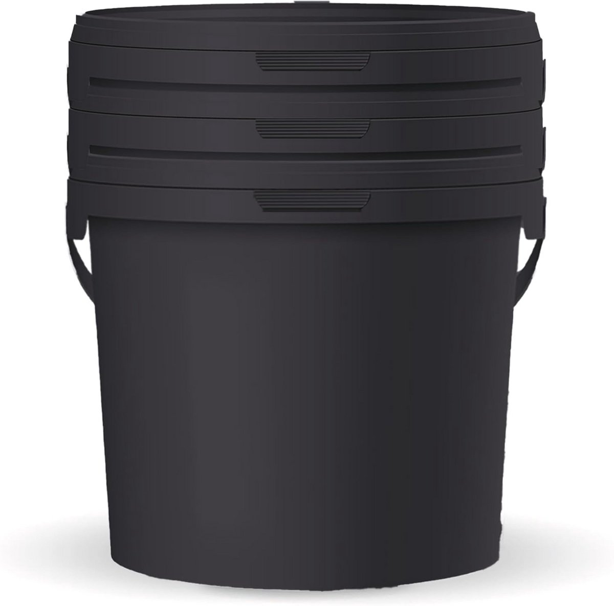 Kunststof emmer met deksel - 3 liter - luchtdicht - lekvrij - levensmiddelen geschikt