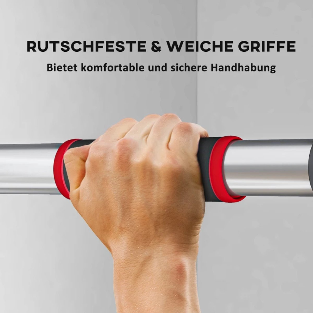 Exoluxe Premium Pull Up Bar - Pull Up Station - Verstelbaar 75-92 cm thumbnail 4
