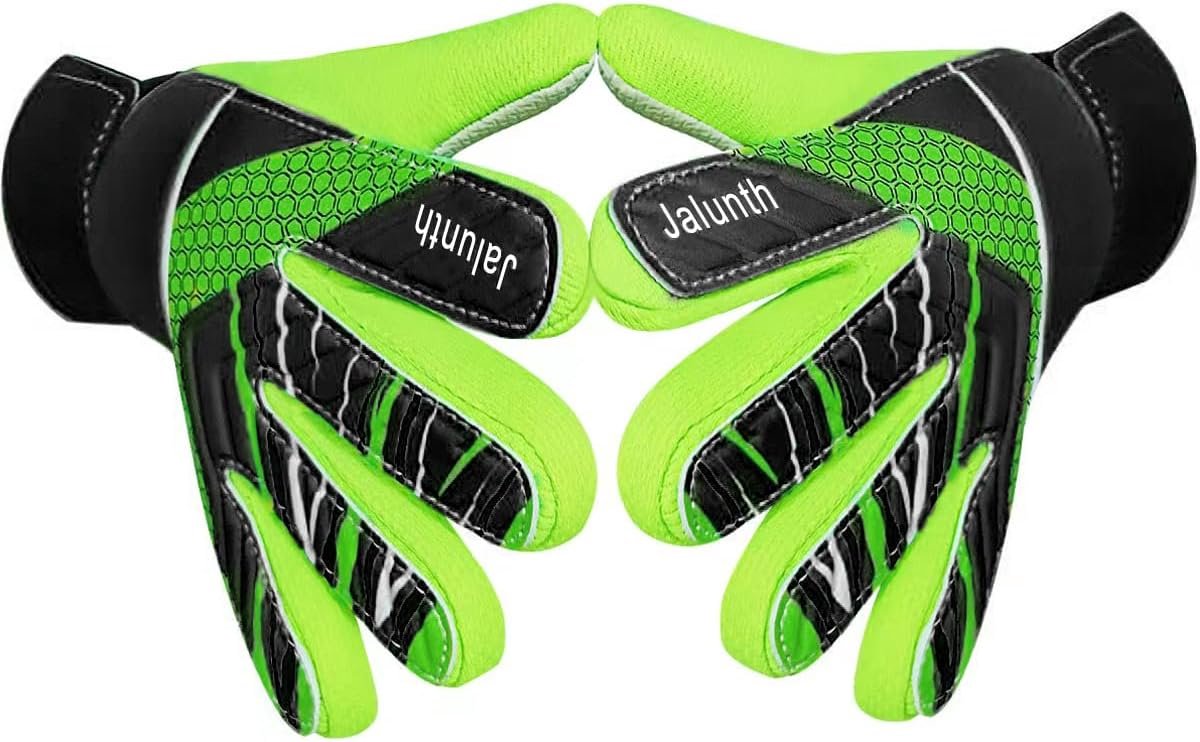 Voetbal Keepershandschoenen Kinderen en Junioren met Antislip Latex Handpalm