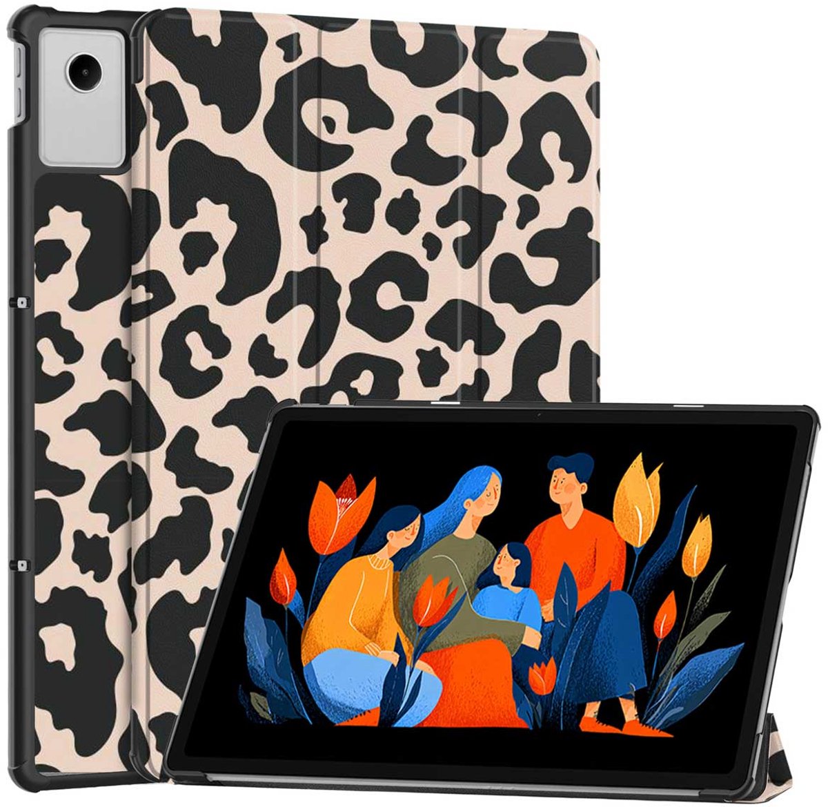 imoshion Tablet Hoes - Geschikt voor Lenovo Idea Tab Plus - Design Trifold Bookcase