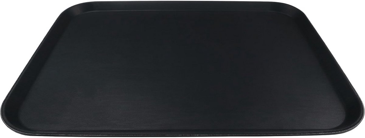 Antislip Serveerblad Rechthoekig Binnen en Buiten - Kunststof Zwart 55x40 cm