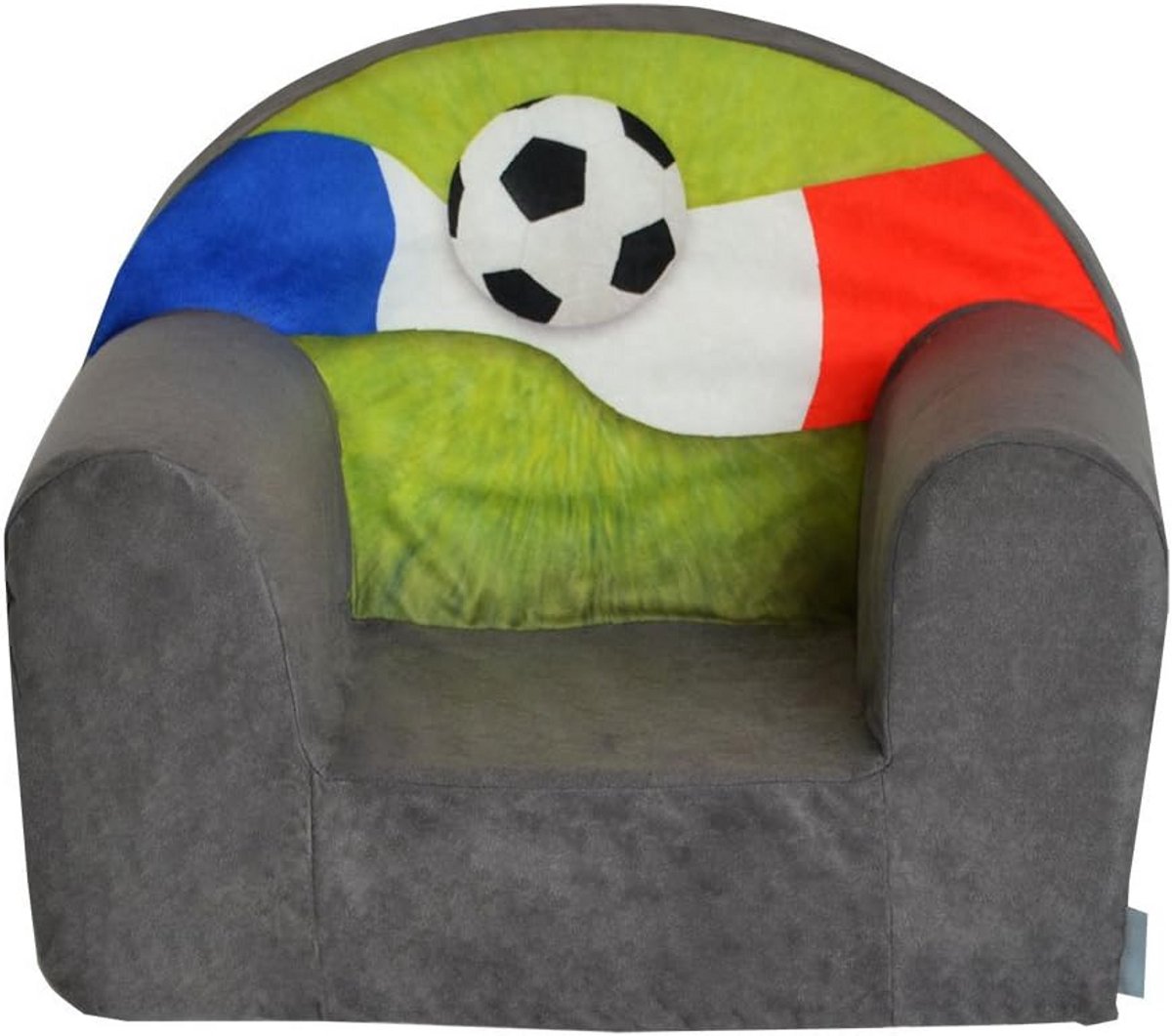 Kinderstoel Ministoel met Voetbalprint Comfortabel en Wasbaar