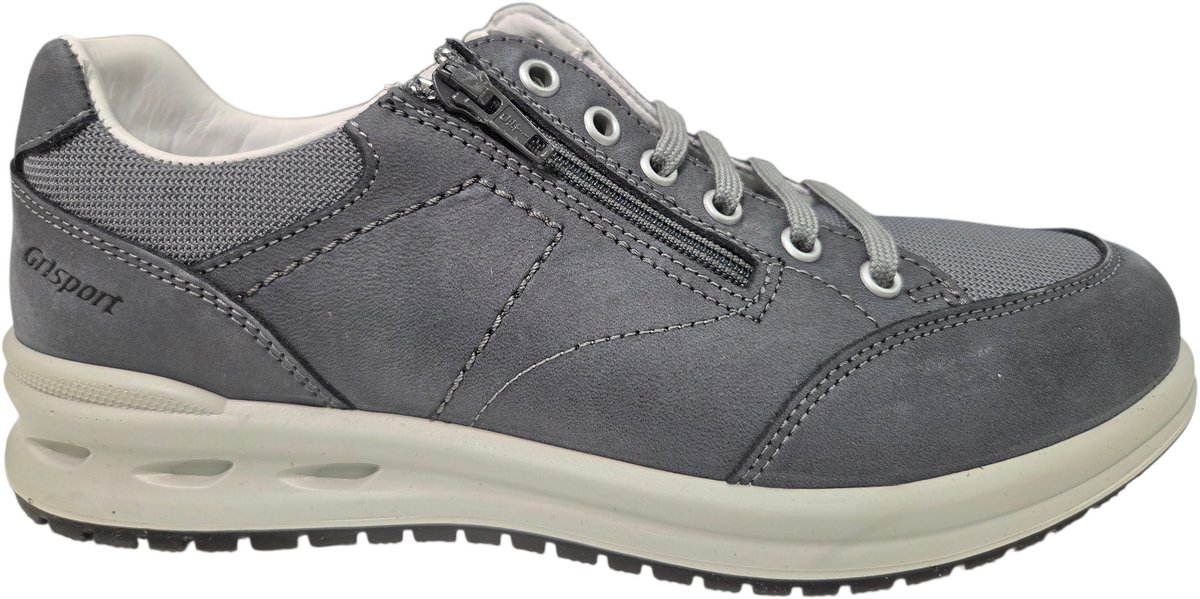 Grisport GRI 43069 Blue Grey 164 Sneakers Nubuck Blauw Grijs Heren - Grijs/Blauw - 42