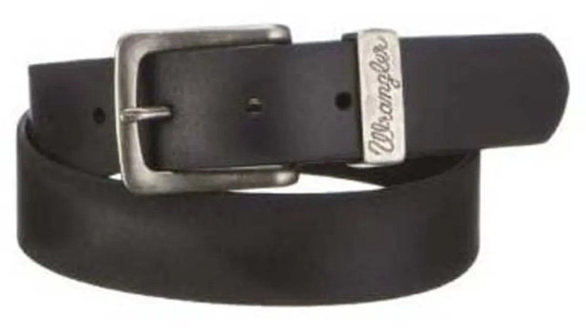 Wrangler Basic Metal Loop Riem Zwart 100 cm Man