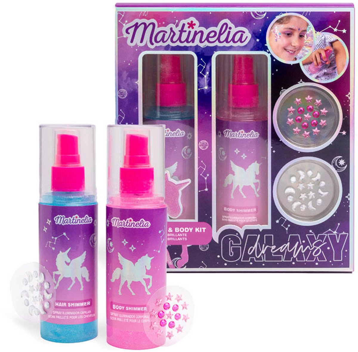 Martinelia Verlichtingsset voor Lichaam en Haar voor Kinderen - 2x 100 ml - Kindvriendelijk, Voedend