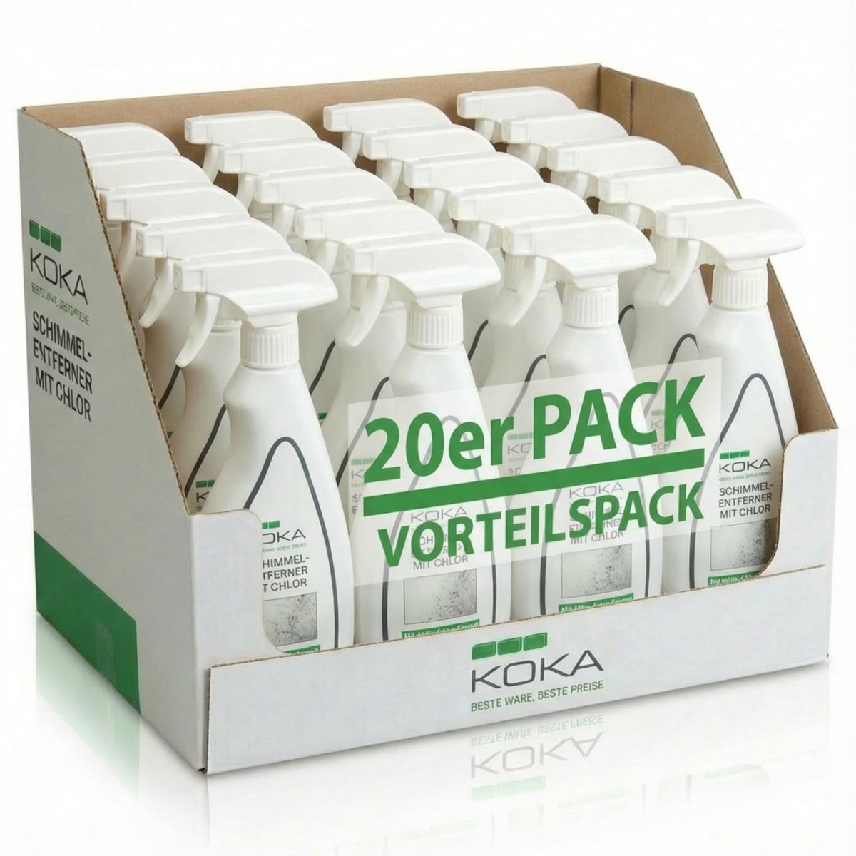 20x KOKA Schimmelverwijderaar Actief Chloor Wand Anti-Schimmel Spray Schimmelreiniger