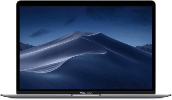 MacBook Air 13" 2018 Intel Core i5 (I5-8210Y) 1.6GHz 8GB 1.5TB SSD Space Grey QWERTY - Apple - Hoofdafbeelding