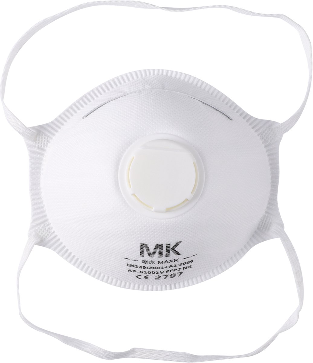 Stofmasker met ventiel - FFP2 - non reusable