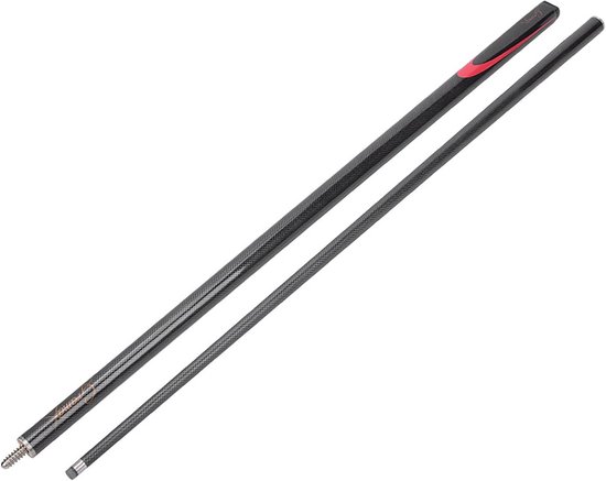 Carbon biljartkeu 145 cm voor junioren - lichtgewicht en comfortabel met grip voor snooker en familie-entertainment — afbeelding 3