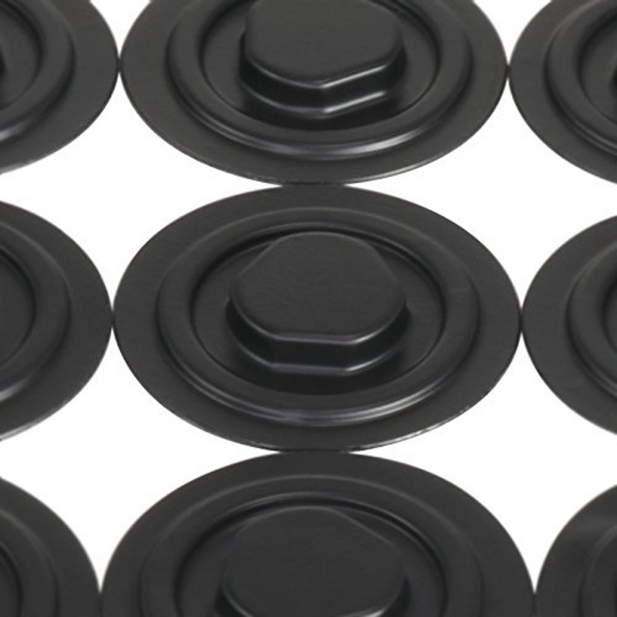 CD-clips voor het bevestigen van CD, DVD, Blu-ray - 50 stuks zwart