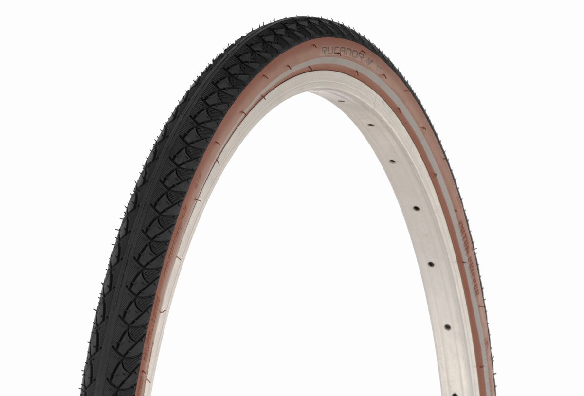 Rucanor Unicorn Buitenband 3 mm Anti-lek 28 x 1.40-1 5/8 x 1 3/8 (37-622) Zwart/Bruin