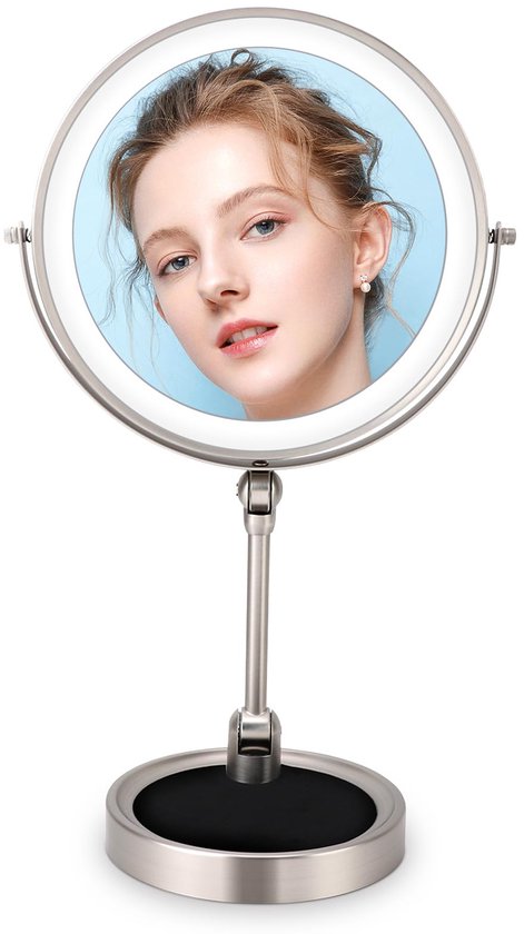Miroir De Visière Pour Voiture - Réglable, Anti-UV, Pour Retouches Maquillage En Voiture - Universel - 3