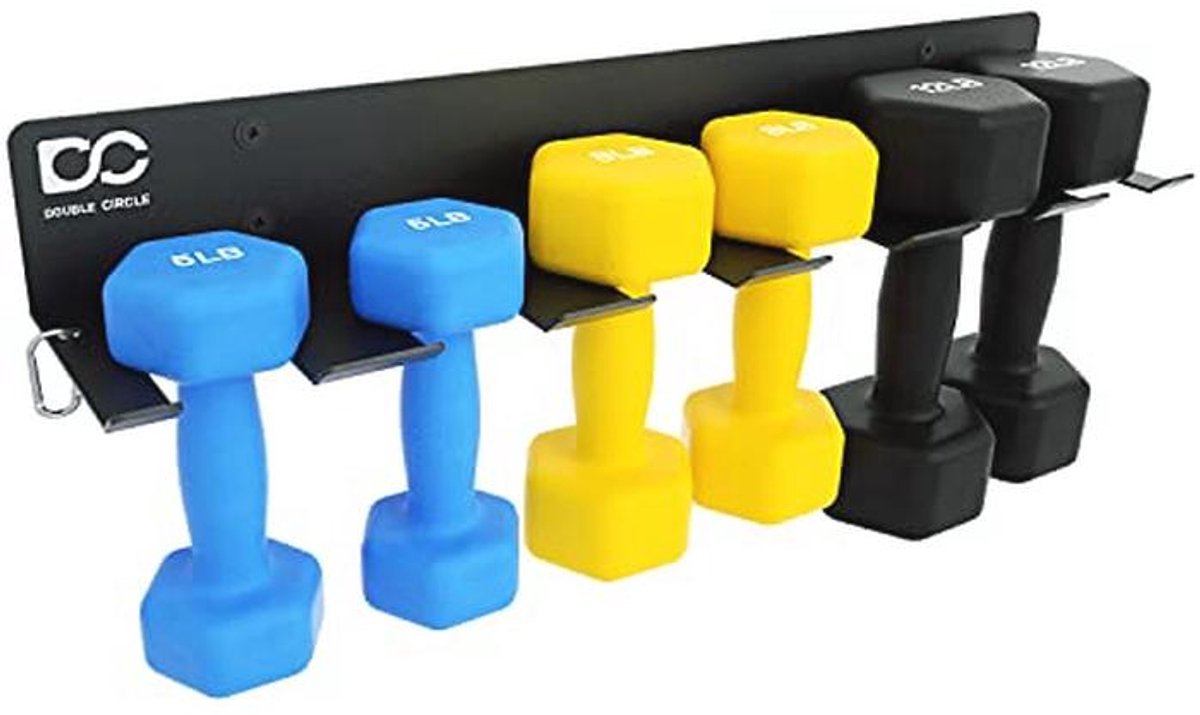 Multifunctionele Gym Rack Organizer voor Thuis en Sportschool - Wandrek Hanger voor Oefenbanden, Springtouwen, Kettingen, Hefriemen