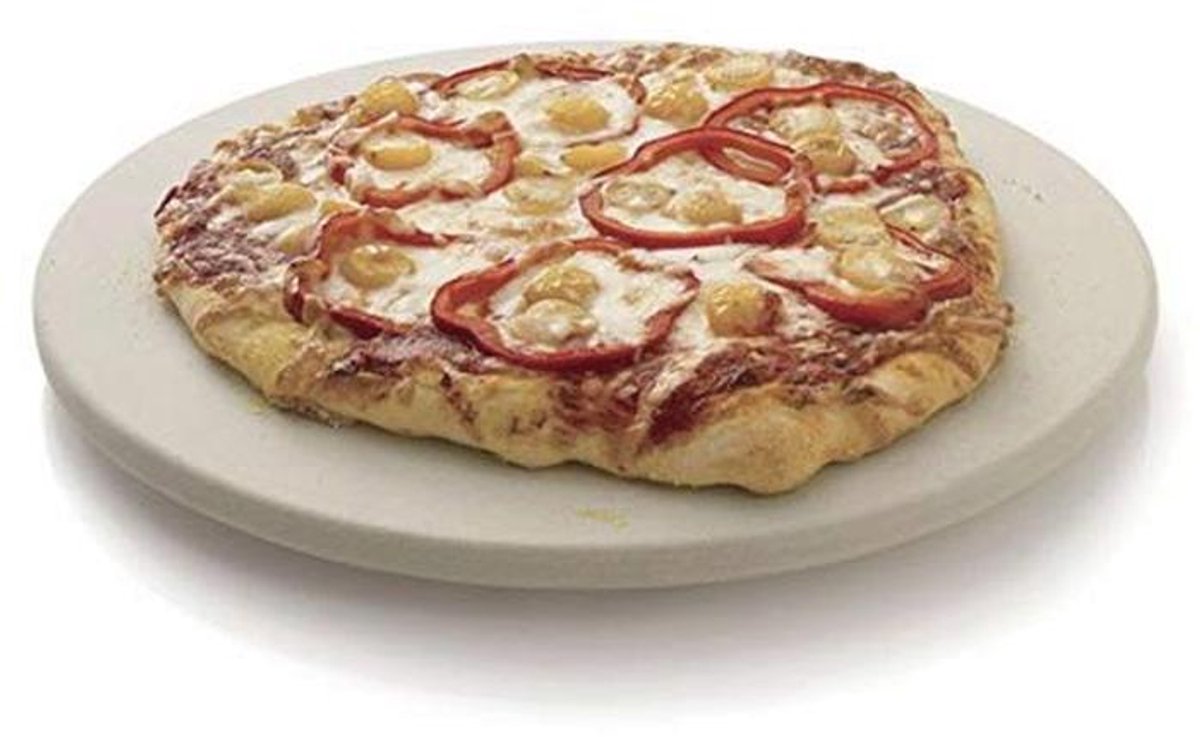 Pizza Steen voor Kamado BBQ - Hittebestendig en Dikke Keramische Steen 36cm