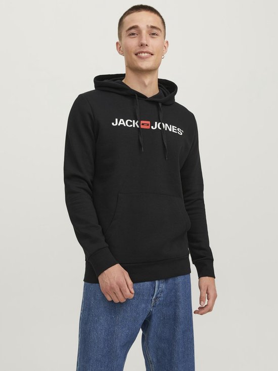 Jack & Jones - JJECORP OLD LOGO SWEAT HOOD NOOS - Noir - Homme - Taille L
